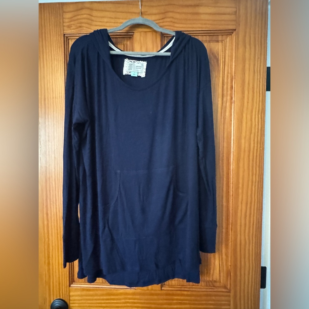 Anthropologie Saturday Sunday Hooded Pullover, Size XL